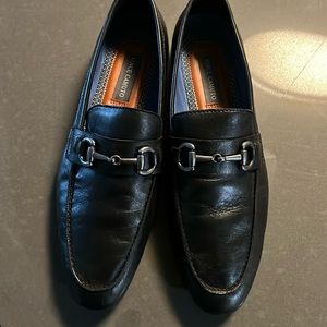 Size 10 Vince Camuto black loafer type dress shoes